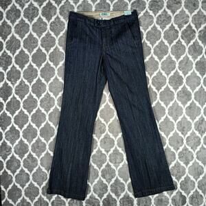 Z Cavaricci Jeans Women Size 4 Blue Wide Leg Y2K Retro Denim Office